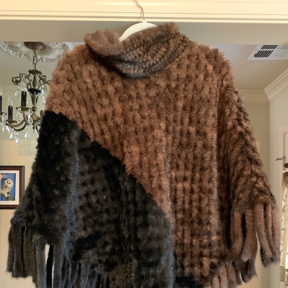 Kelli Kouri Mink Cape